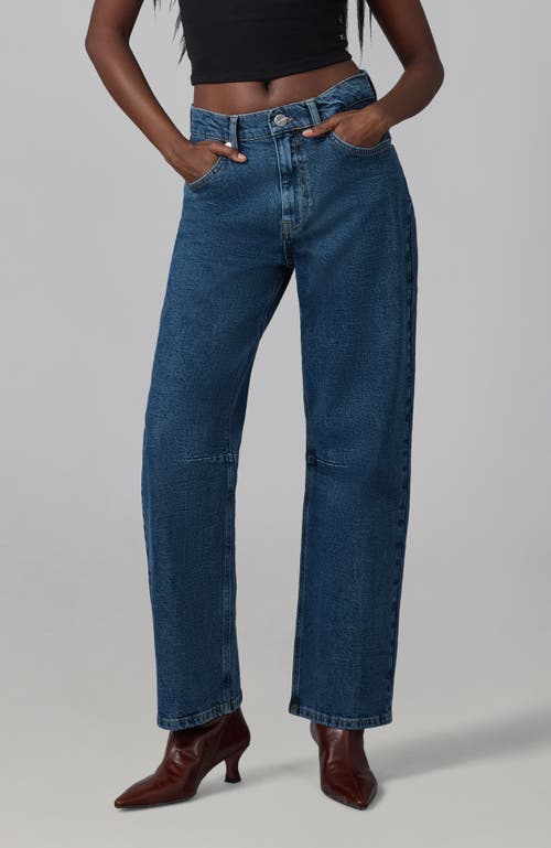 Lola Denim Dylan High Rise Barrel Jean In Blue