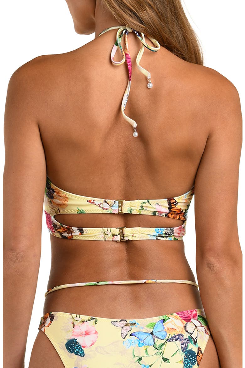 Sirena Garden Butter Bikini Top, Alternate, color, YELLOW MULTI