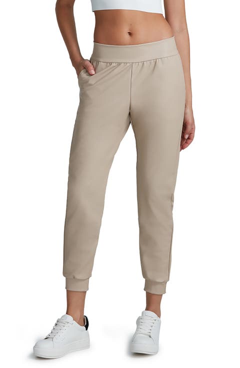 Faux Leather Jogger Pants (Regular & Plus Size)
