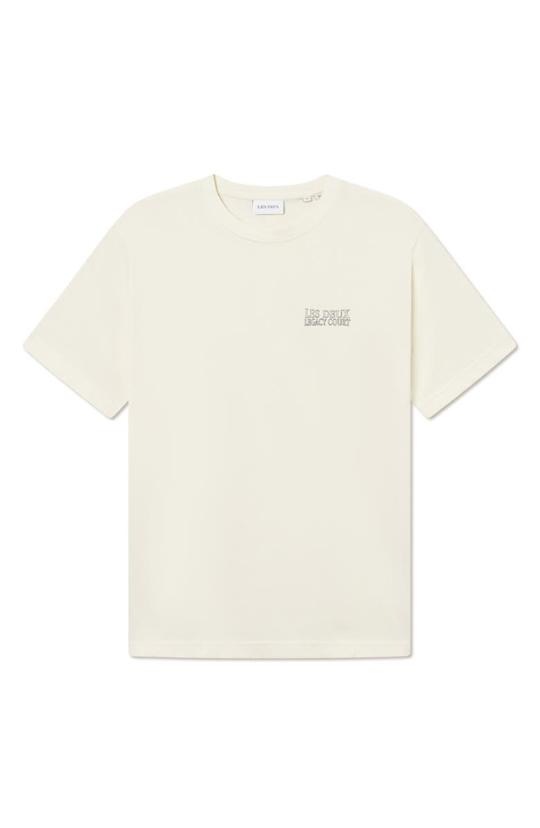 Les Deux Atlas Logo Graphic T-Shirt, Main, color, Ivory