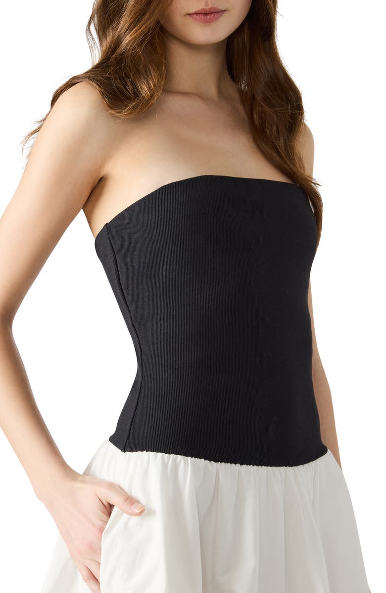 Steve Madden Oliver Strapless Cotton Sundress, Alternate, color, Antique