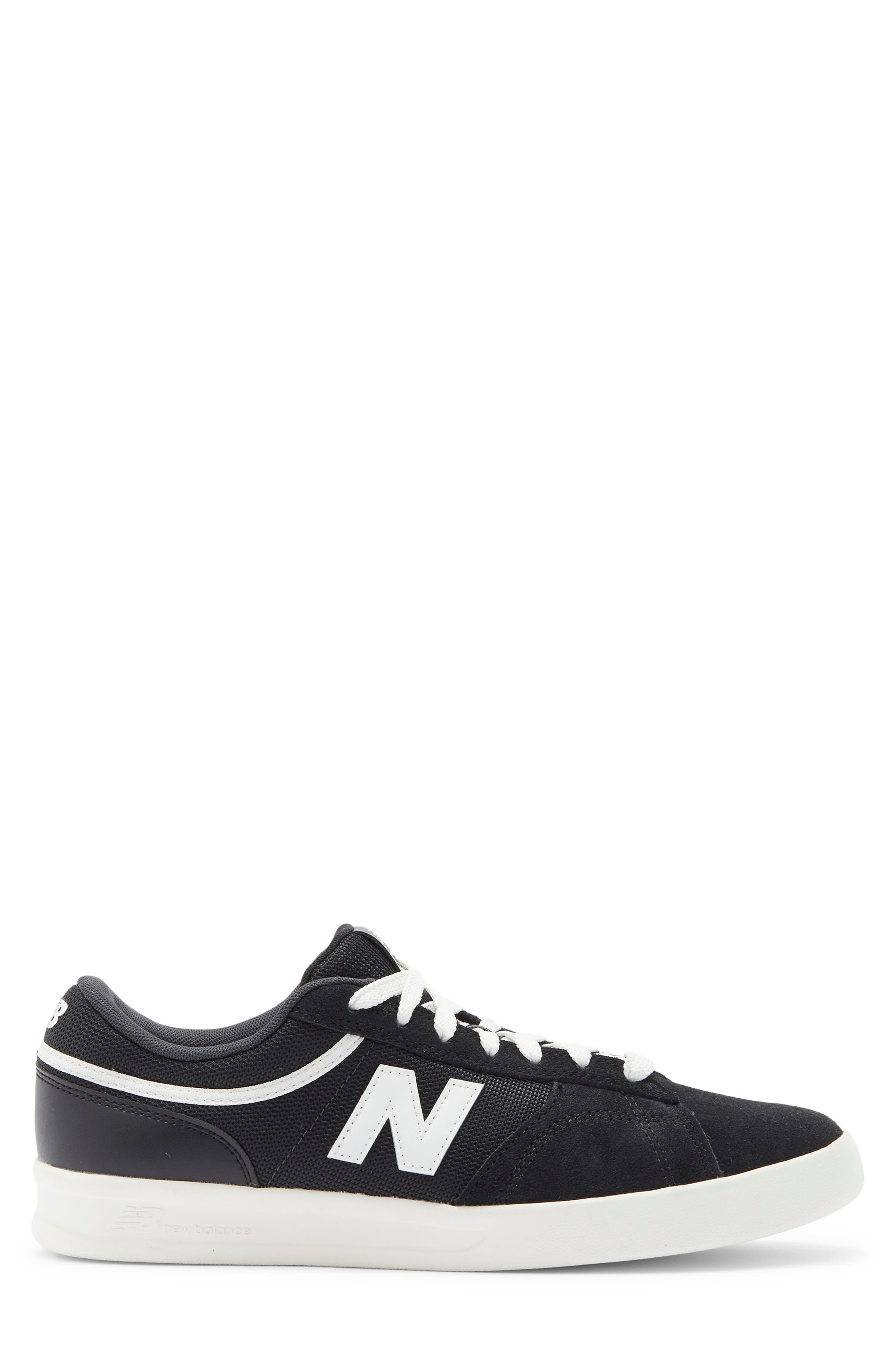 New Balance 430 Sneaker, Alternate, color, Black/ White