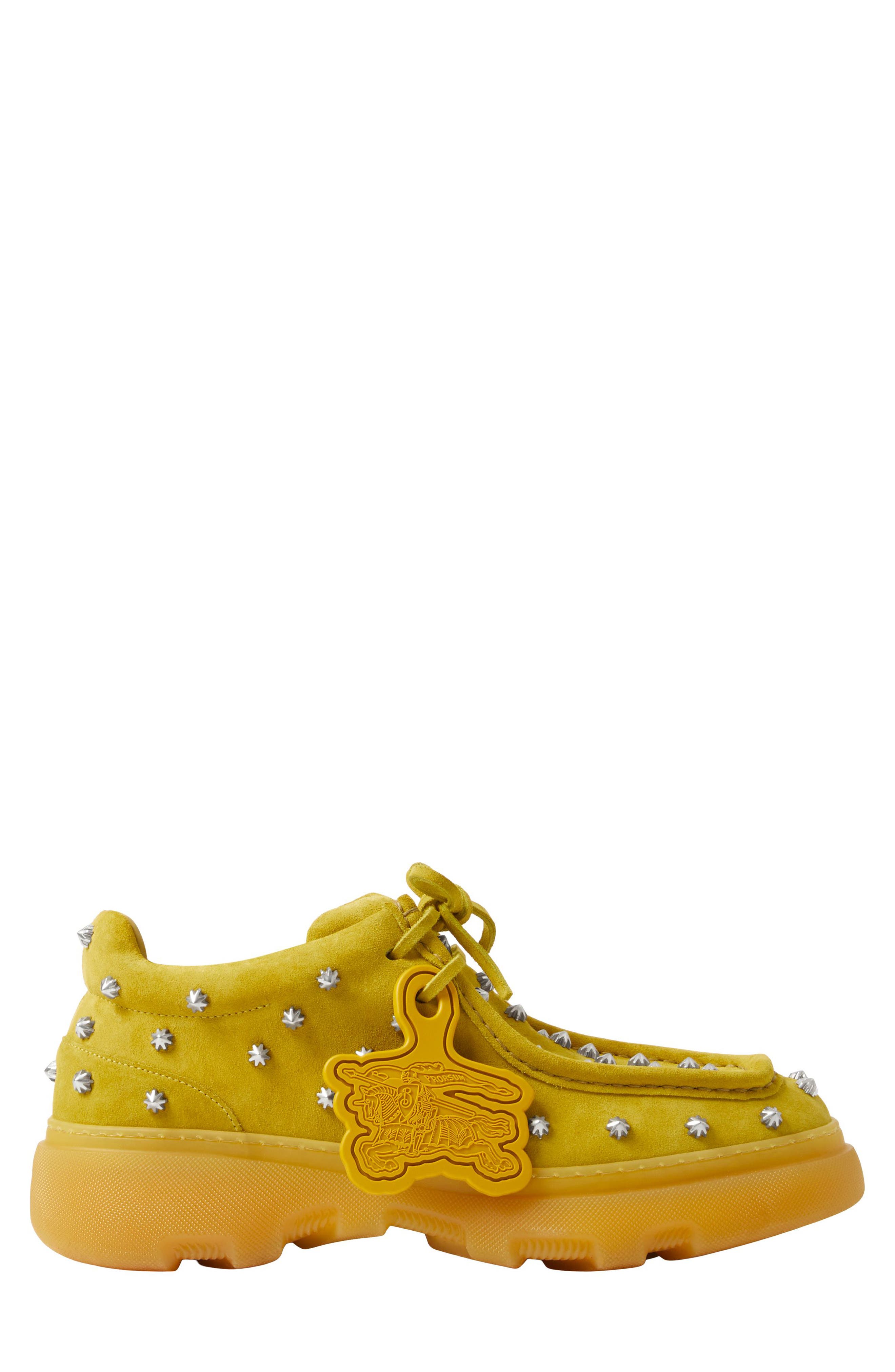 Creeper Stud Faux Suede Oxford, Main, color, MANILLA