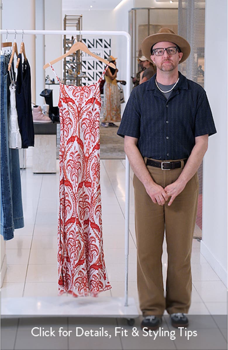 Tropical Cameo Slipdress, sales video thumbnail