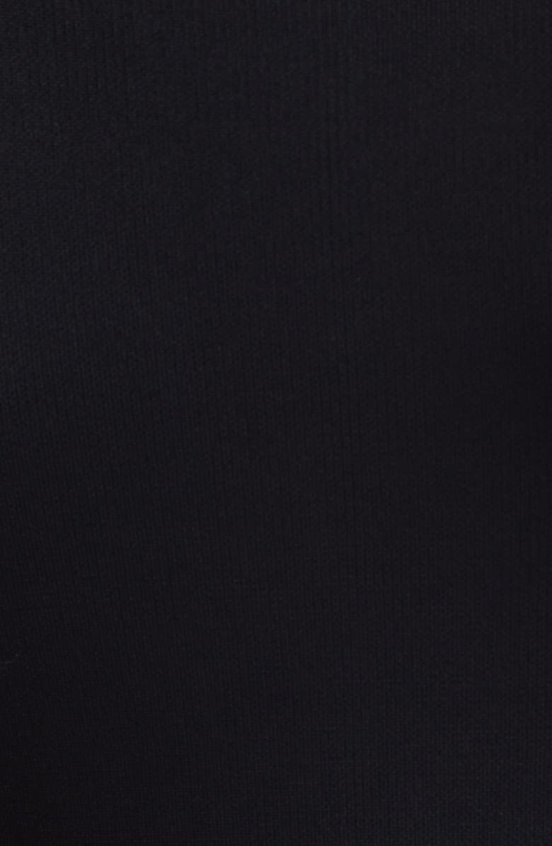 Courrèges Circle Edge Knit Dress, Alternate, color, Black