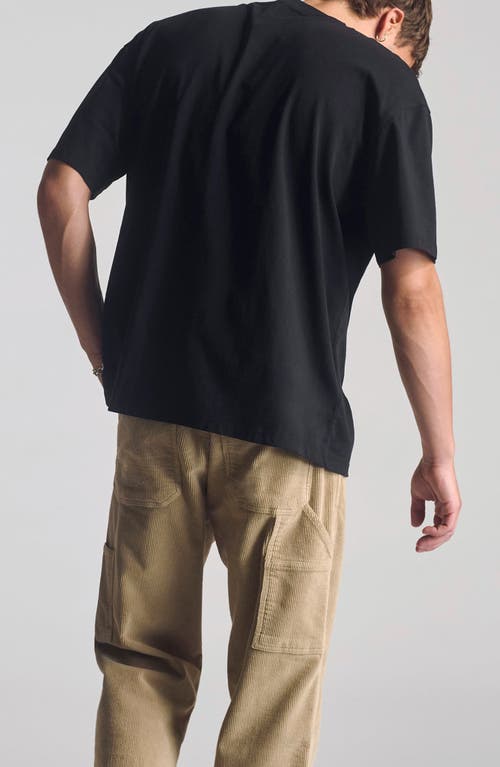 Brooklyn Industries Cotton Pocket T-shirt In Black