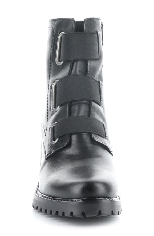 Bos. & Co. Indie Waterproof Bootie In Black Feel Leather