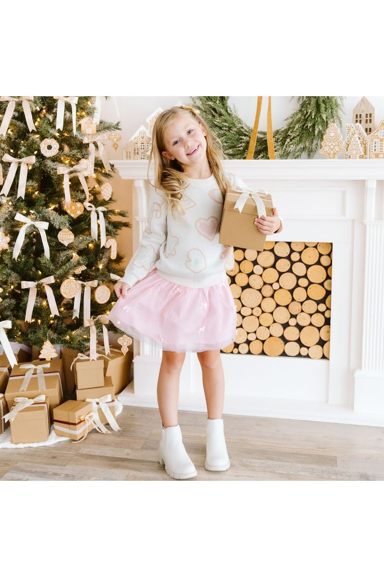 Christmas Cookies Sweater, Alternate, color, Ivory