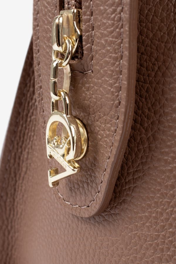 Signature CV By Cavalinho Leather Handbag 602, Alternate, color, Sand / Beige