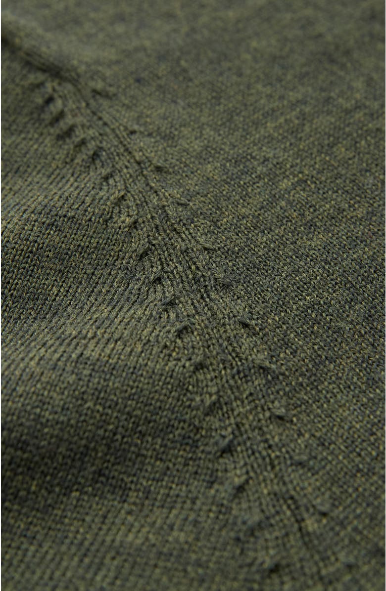 Celtic & Co. MERINO FINE KNIT BOAT NECK SWEATER, Alternate, color, Olive