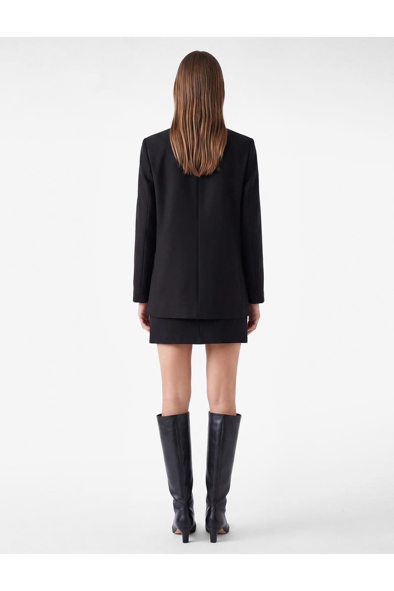 Wrap Blazer Jacket, Alternate, color, BLACK
