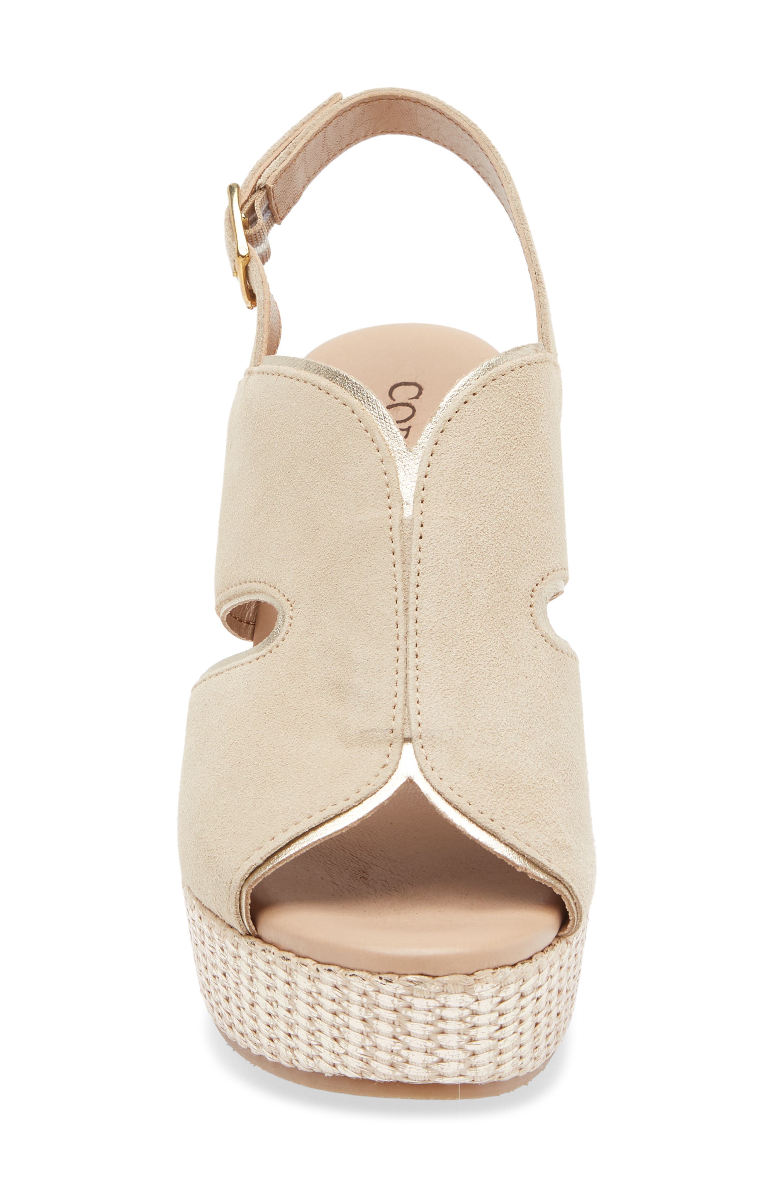 Cordani Toni Lamina Slingback Sandal, Alternate, color, Visone-Platino