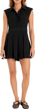English Factory Pleated Romper