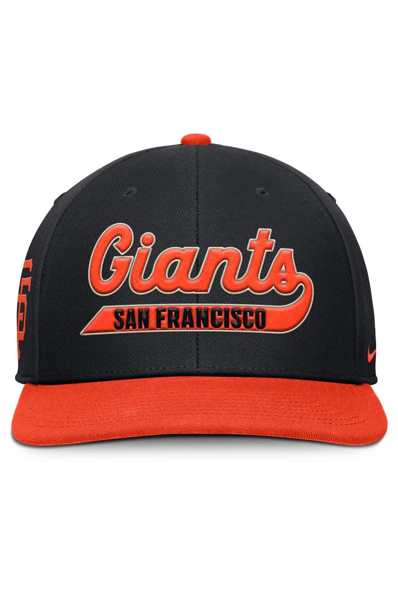 Men's Nike Black/Orange San Francisco Giants Pro Performance Snapback Hat, Alternate, color, Black