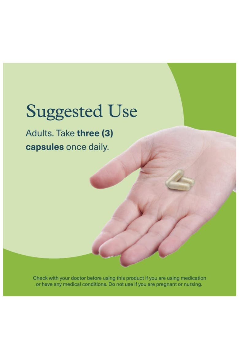 Organic Mushroom Stress Complex Supplement with L-Theanine 60 Vegetarian Capsules, Alternate, color, None