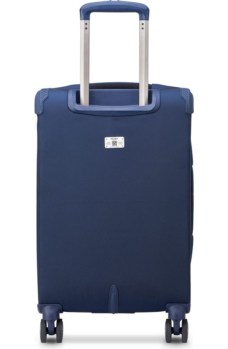 Delsey Paris Helium DLX Softside 2 Piece Set Weekender Tote Bag & 20" Carry-On, Alternate, color, Navy