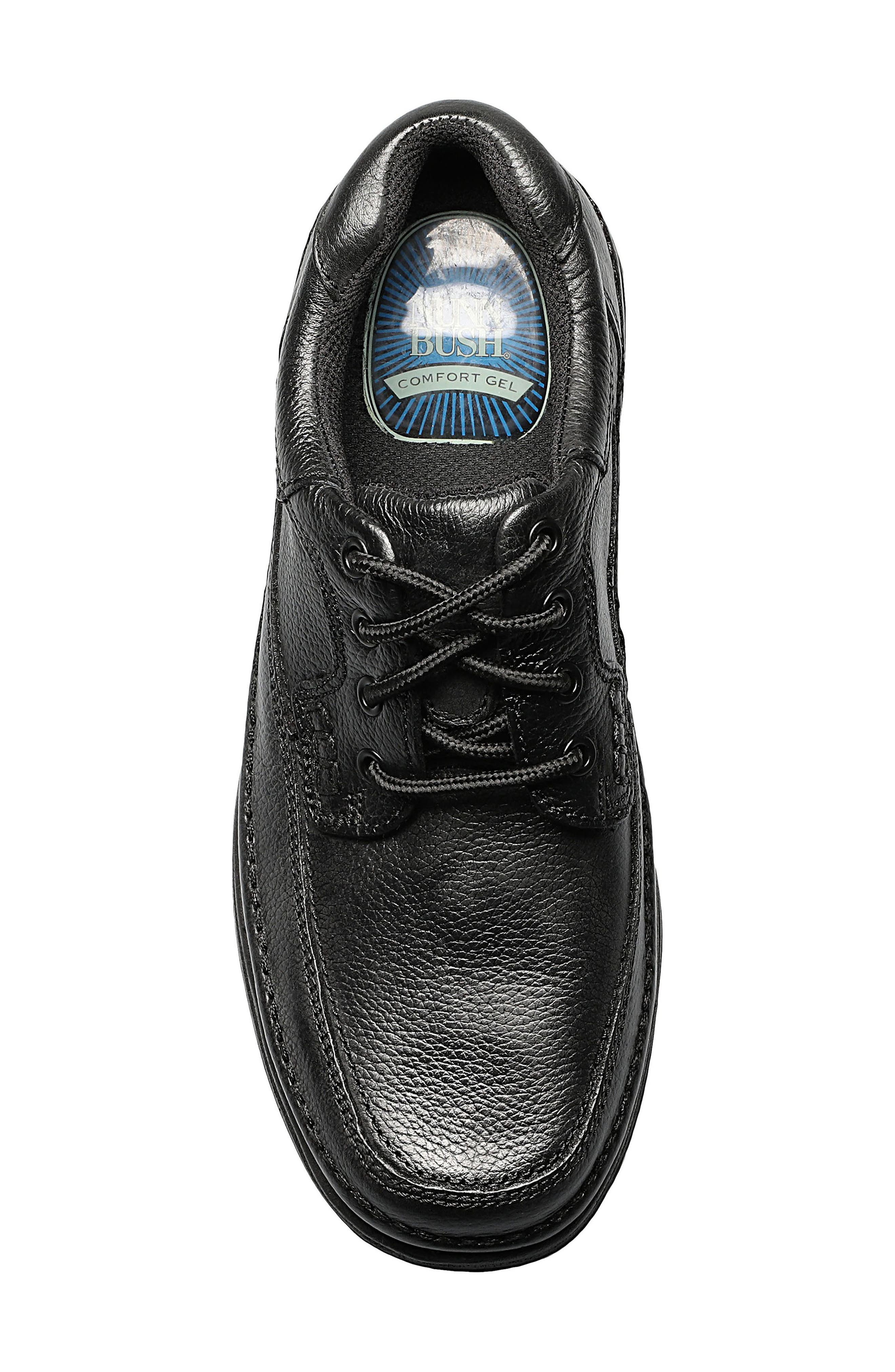 NUNN BUSH Cameron Moc Toe Derby, Alternate, color, Black Tumble