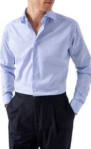 Eton Slim Fit Cotton Twill Dress Shirt