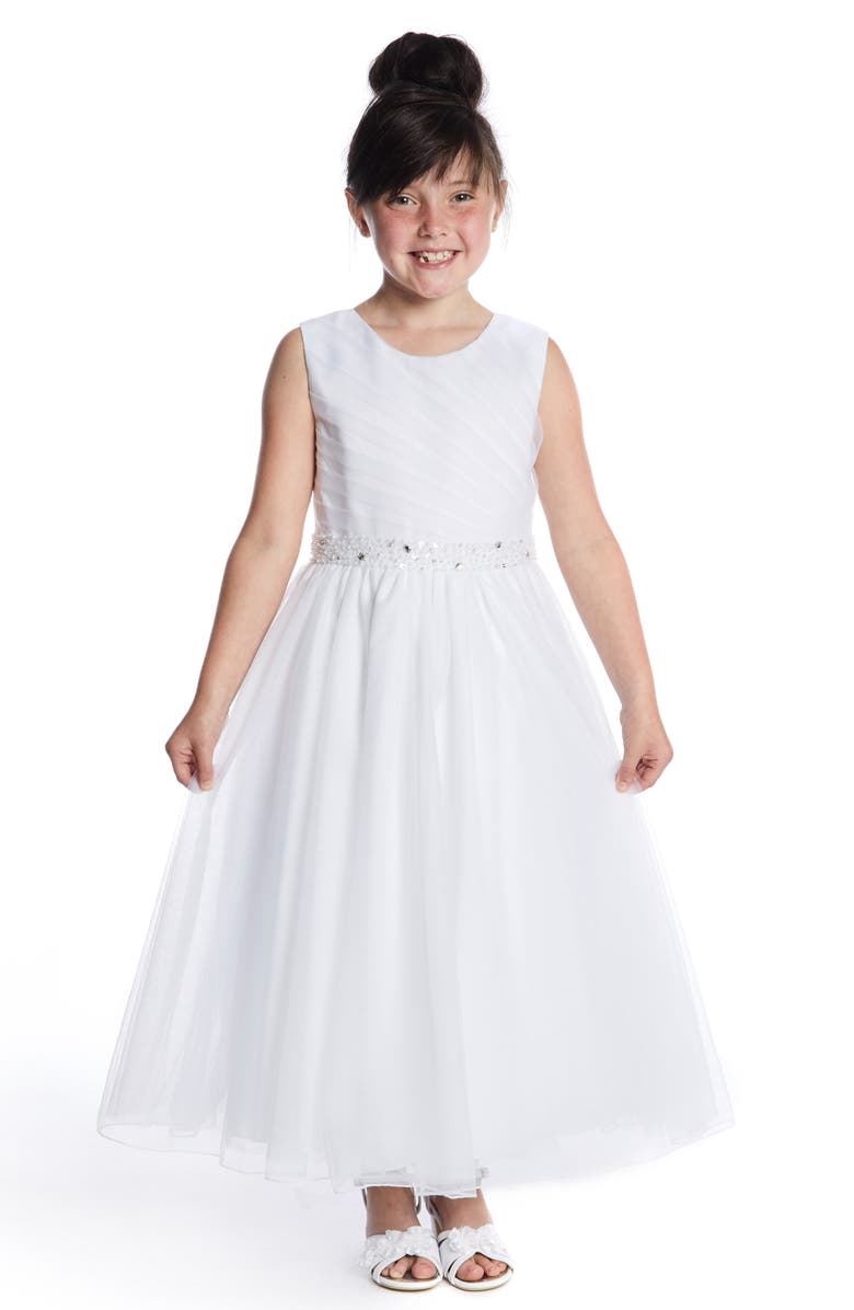 Lauren Marie Beaded Communion Dress, Alternate, color, 