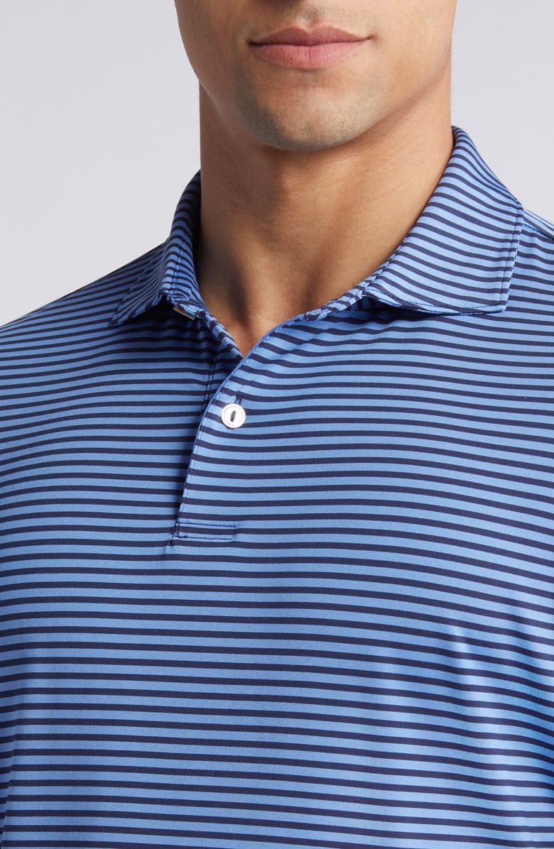 Peter Millar Sawyer Stripe Performance Golf Polo, Alternate, color, 