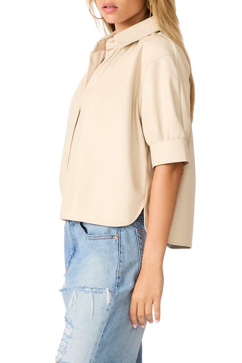 Anders Boxy Shirt, Alternate, color, BONE