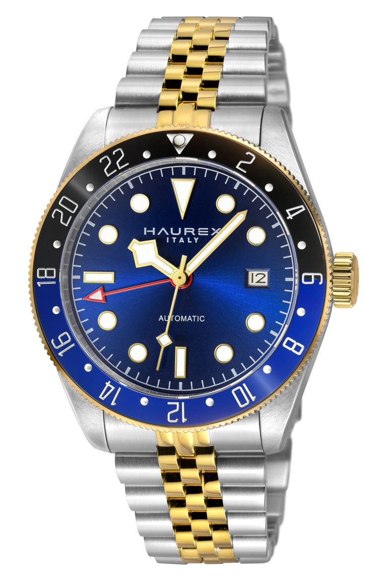 Abisso Automatic Bracelet Watch, 41mm, Main, color, TWO TONE SS/ IPYG