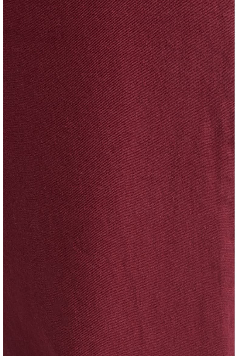 The Modernist High Waist Straight Leg Pants, Alternate, color, BURGUNDY
