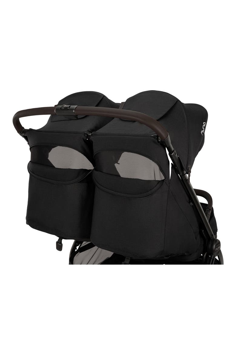 TRVL™ Compact Dubl Stroller, Alternate, color, CAVIAR/ CHOCOLATE