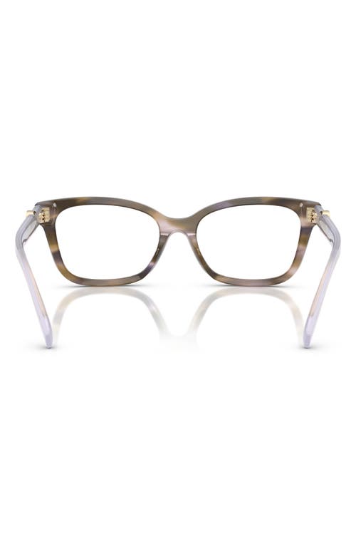 Tory Burch 53mm Phantos Optical Glasses In Purple