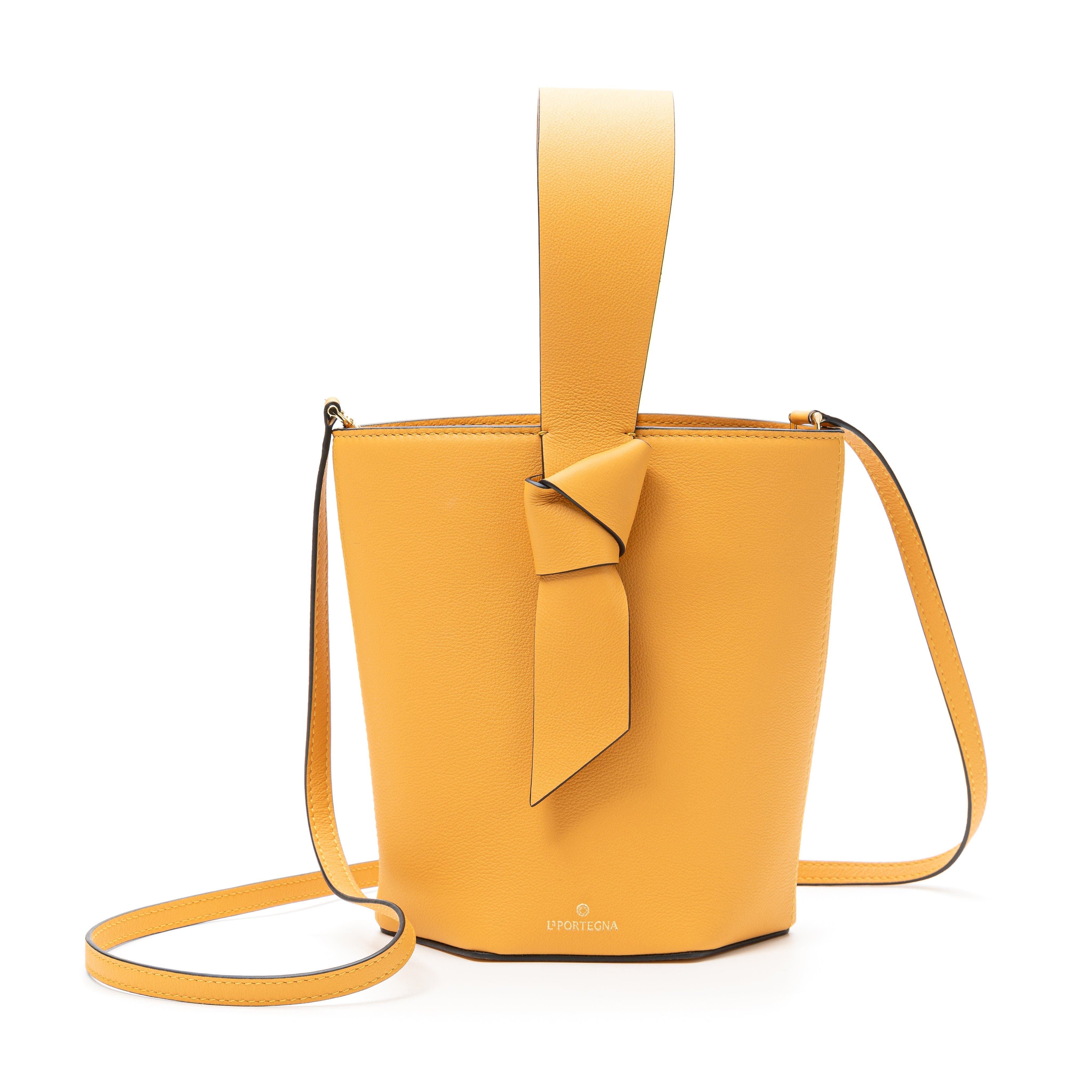 Julieta Shoulder Bag Minimalist Lines And Timeless Design, Alternate, color, yellow