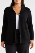 Eileen Fisher Cotton & Cashmere Blend Cardigan