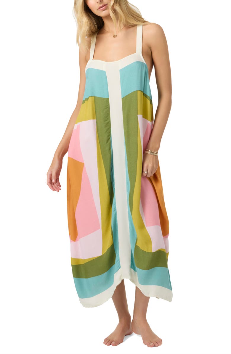 O'Neill Miranda Floral Cover-Up Dress, Main, color,