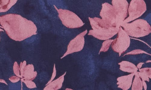 Nydj Print Puff Shoulder Top In Purple