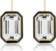 GOSHWARA Queen Emerald Cut Earrings