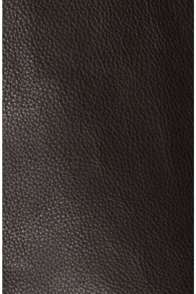Fitzroy Leather Flight Jacket, Alternate, color, DARK BROWN