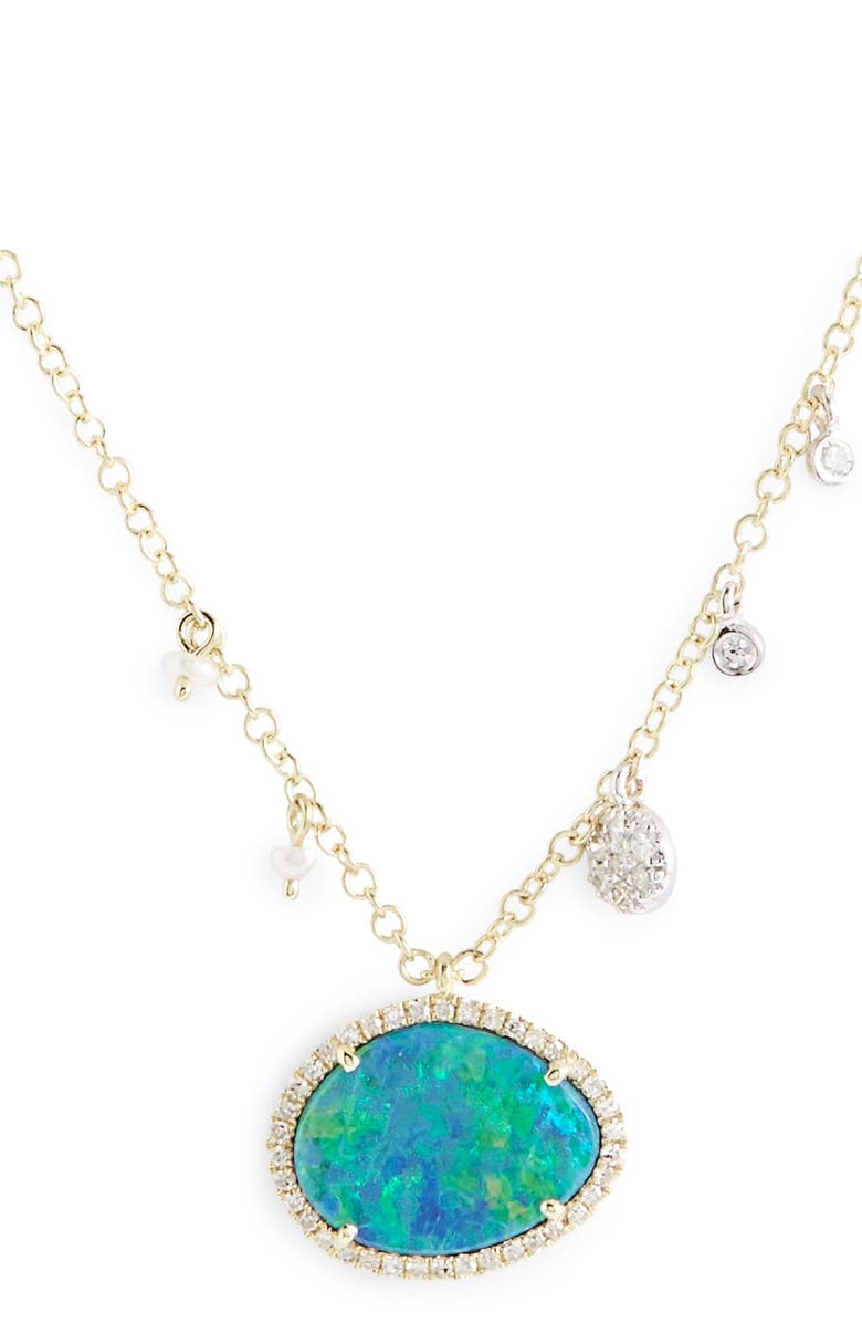 Meira T Stone Pendant Necklace, Main, color, 
