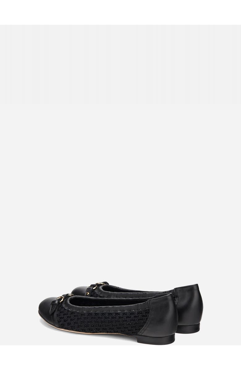 AGL Monia Ballet Flat, Alternate, color, Black Fabric