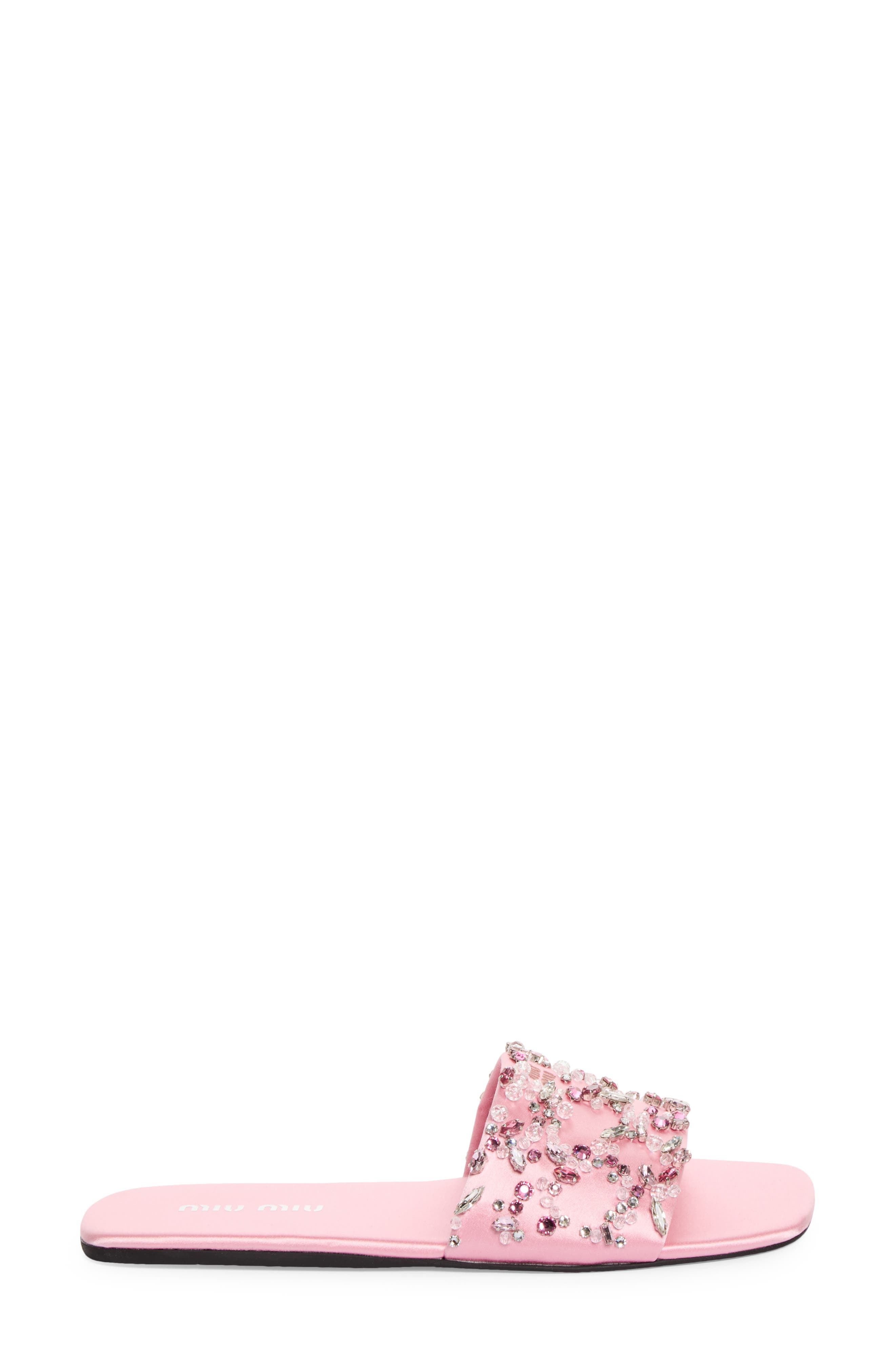 Strass Slide Sandal, Alternate, color, PETALO