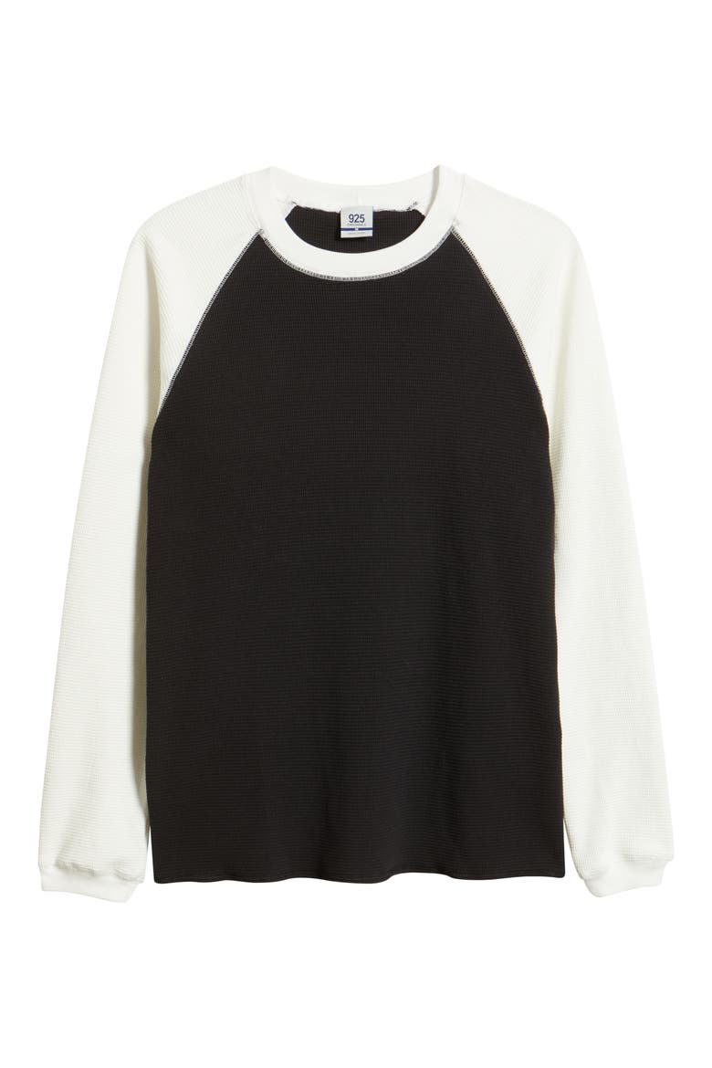 Spring Training Thermal Raglan Sleeve T-Shirt, Alternate, color, VINTAGE BLACK/ OFF W
