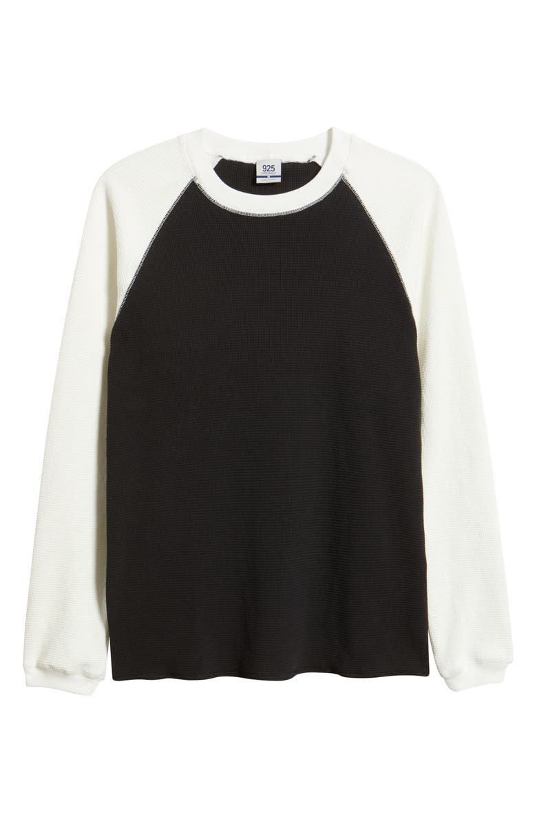 925 Originals Spring Training Thermal Raglan Sleeve T-Shirt, Alternate, color, Vintage Black/ Off W