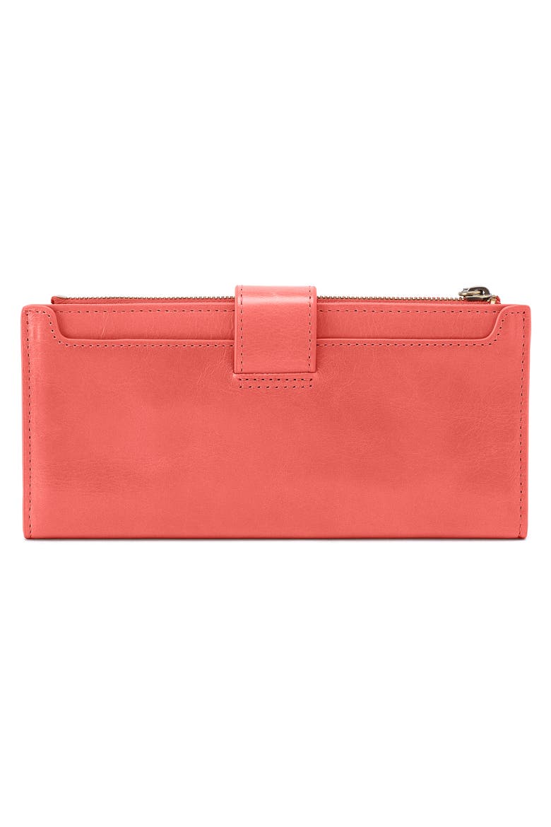 Dunn Leather Continental Wallet, Alternate, color, PINK MIRAGE