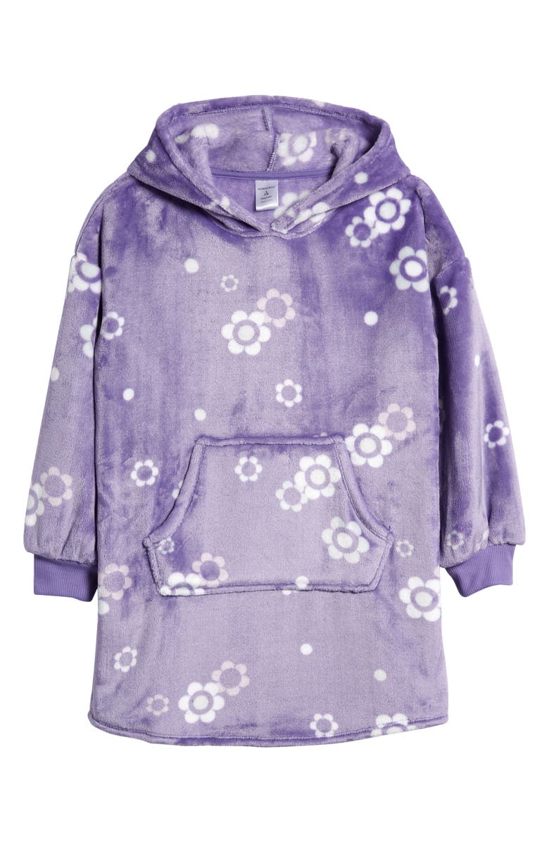 Nordstrom Kids' Oversize Fleece Sleeper Hoodie, Main, color, 