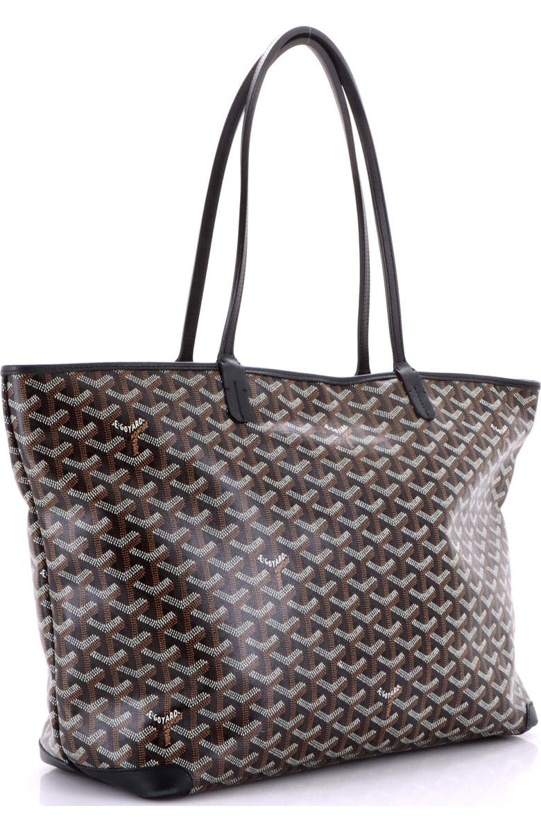 Pre-Owned Goyard Artois Tote Coated Canvas MM, Alternate, color, Black