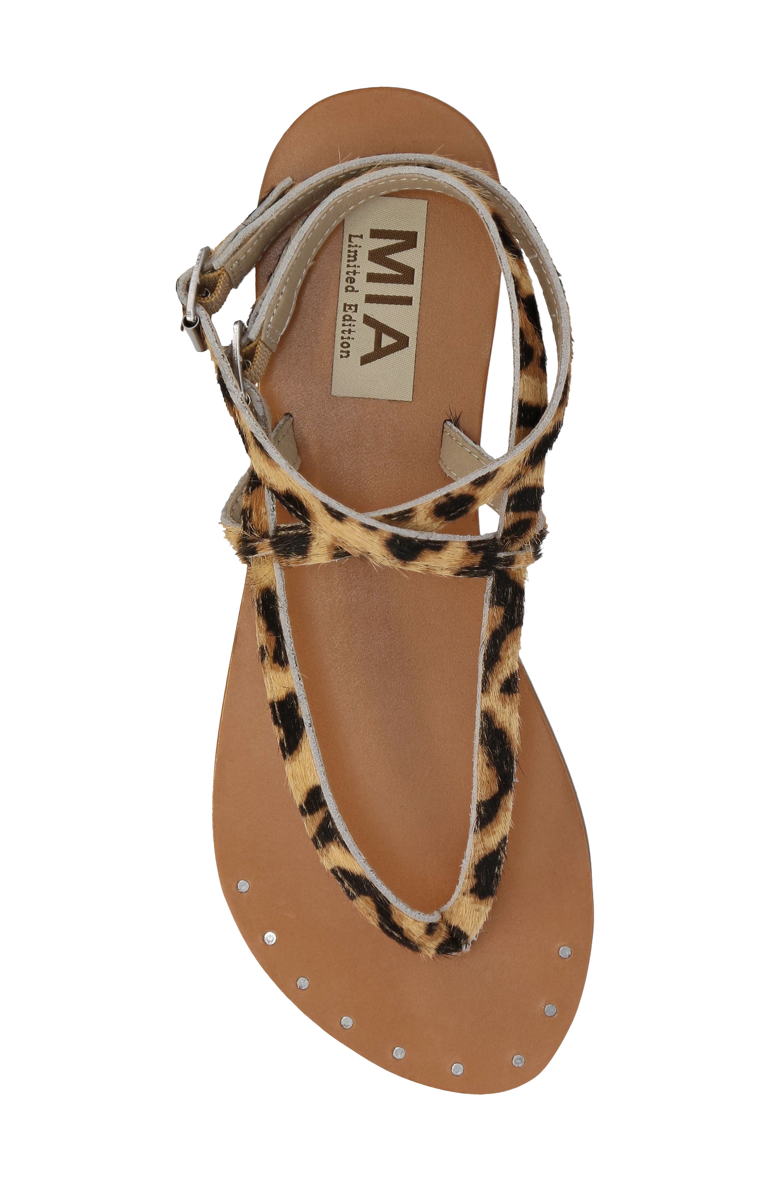 Tahirah Sandal, Alternate, color, LEOPARD PR