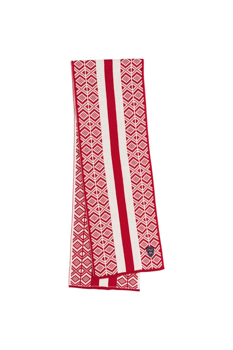 Kvitegga Scarf, Main, color, Raspberry/Offwhite