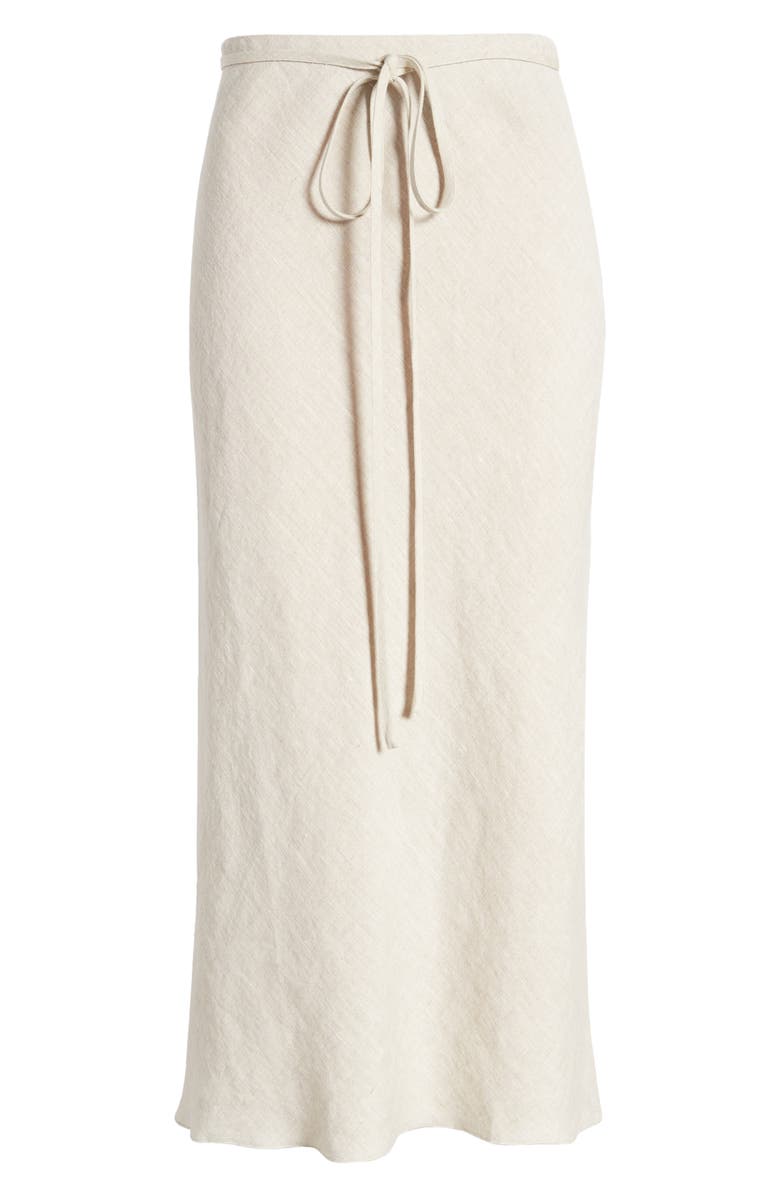 & Other Stories Linen A-Line Skirt, Alternate, color, 