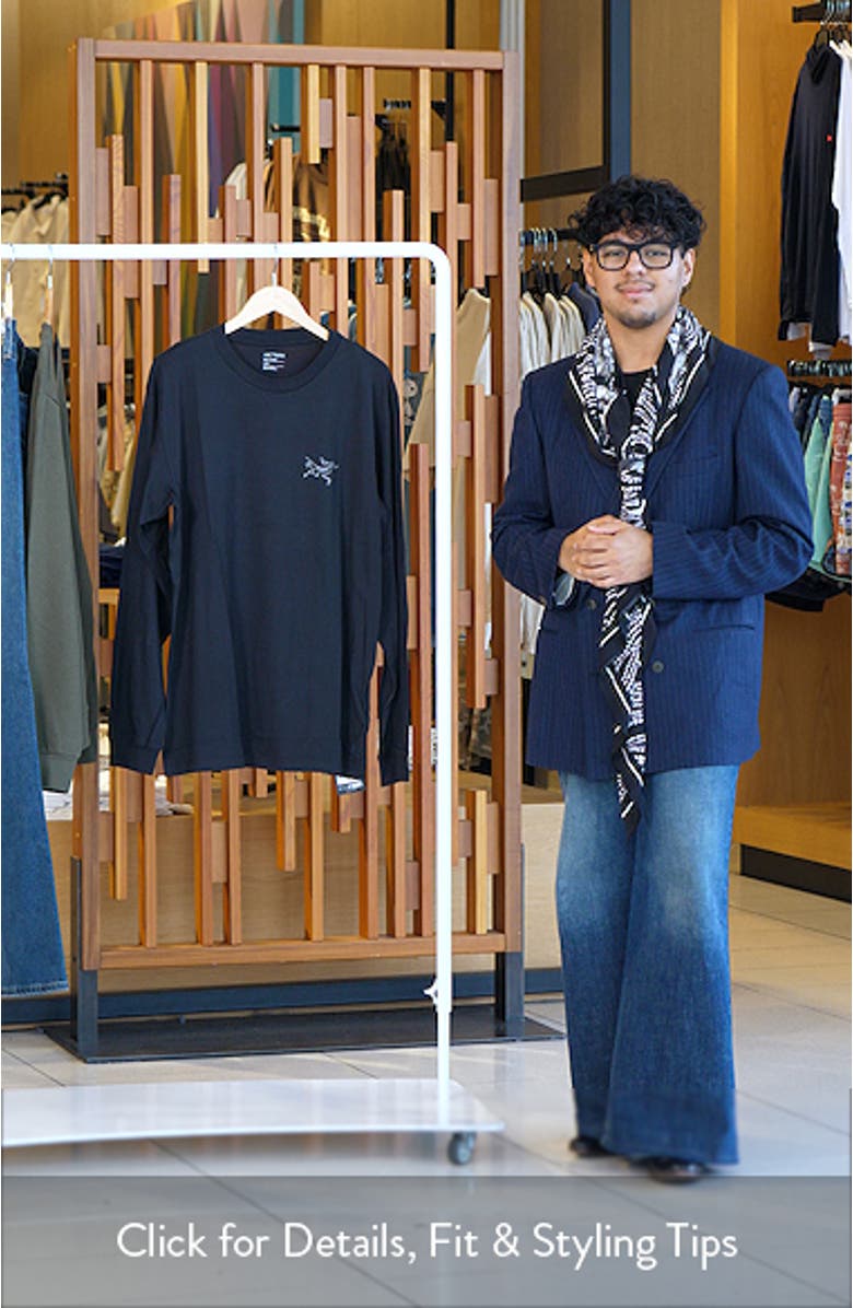 Kragg Long Sleeve Cotton Graphic T-Shirt, sales video thumbnail