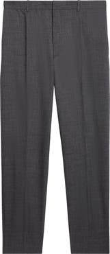 Bottega Veneta Pleated Shetland Wool Toile Trousers