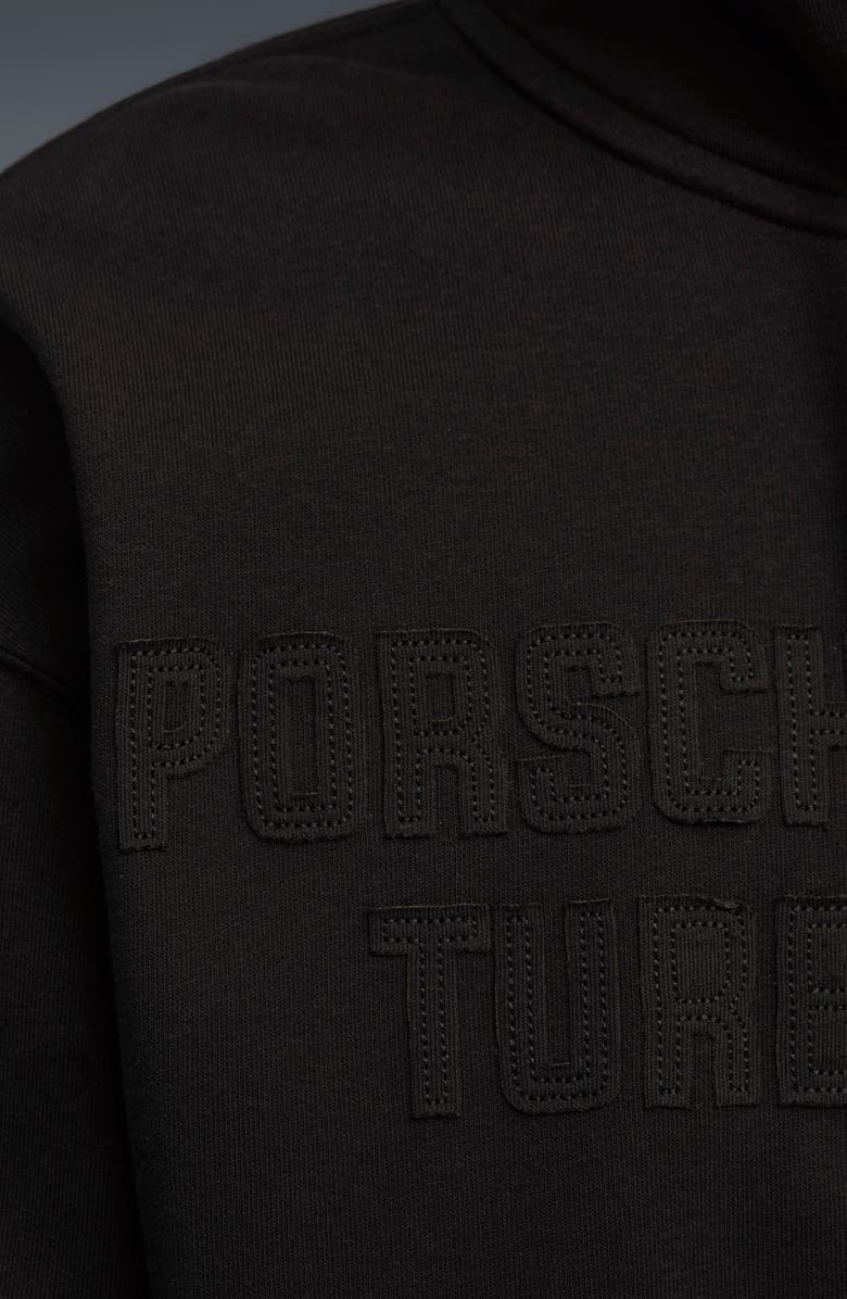 PUMA Porsche League Zip Hoodie, Alternate, color, Puma Black