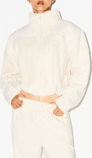 SKIMS Faux Shearling Zip Jacket